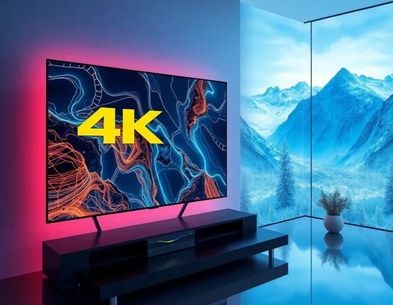4K Ultra HD IPTV streaming on a smart TV